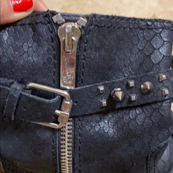 Sam Edelman snake embossed Adele boots 8.5 - Picture 8 of 11